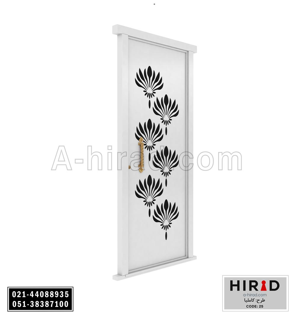 درب فلزی لیزری تک لنگه  کد 1025